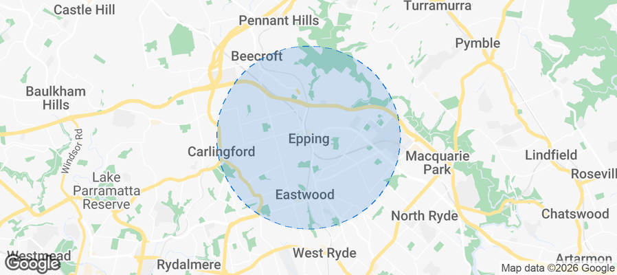 Epping Airbnb map
